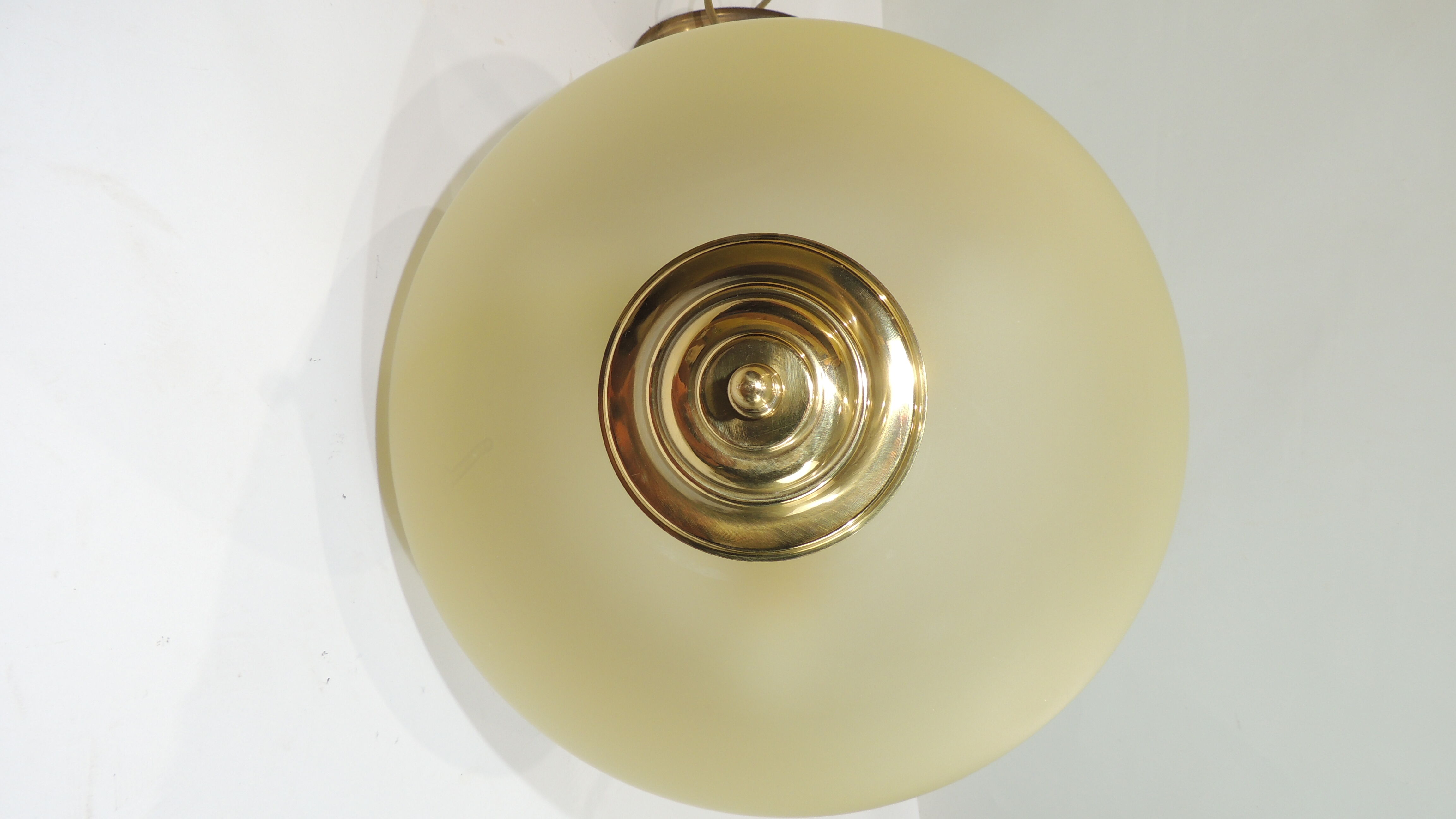 Glass and brass / vintage suspension