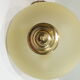 Suspension verre et laiton vintage