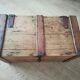 Old waxed wood chest