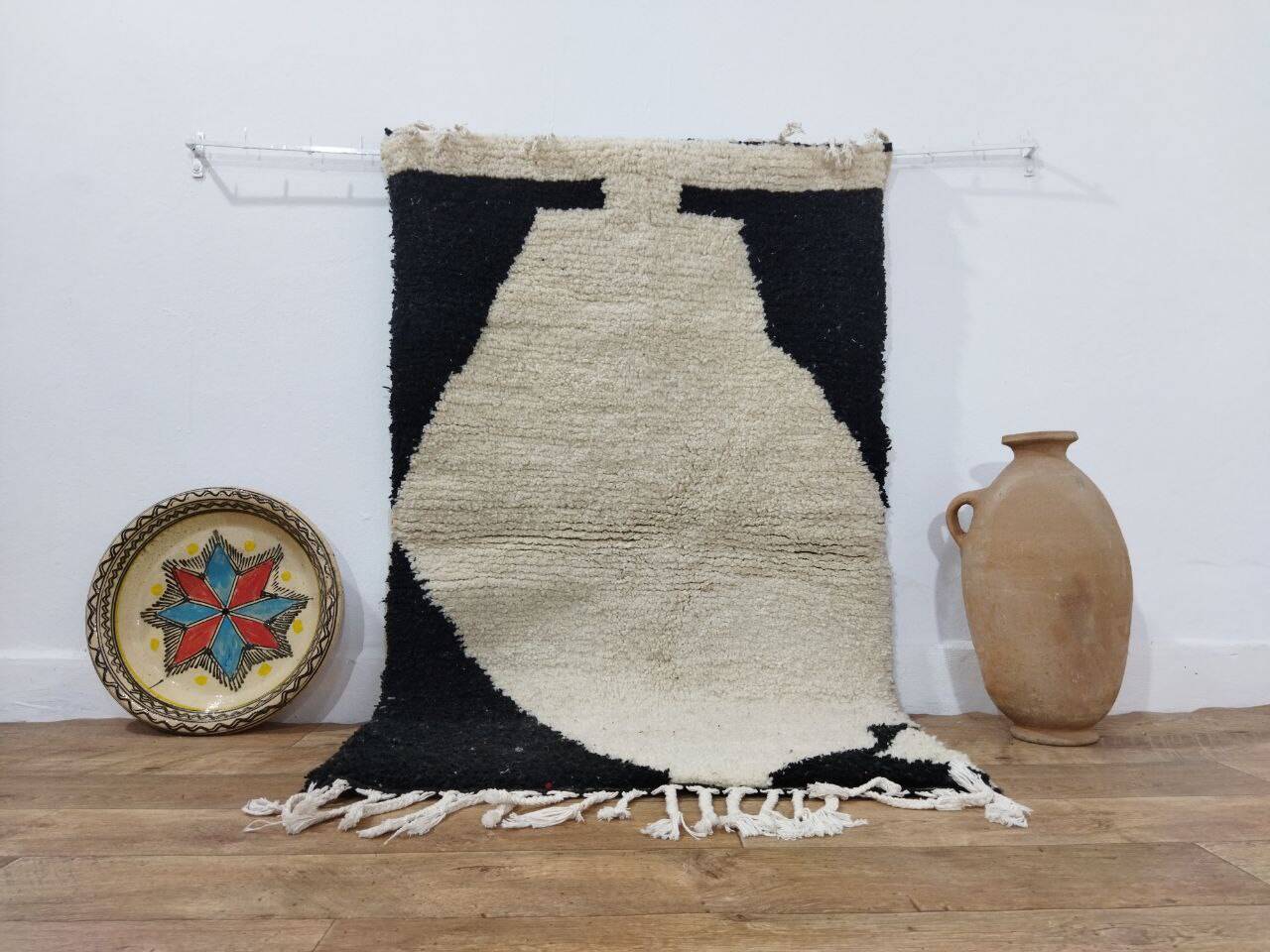 Tapis Berbère Marocain Artisanal 143 X 88 CM