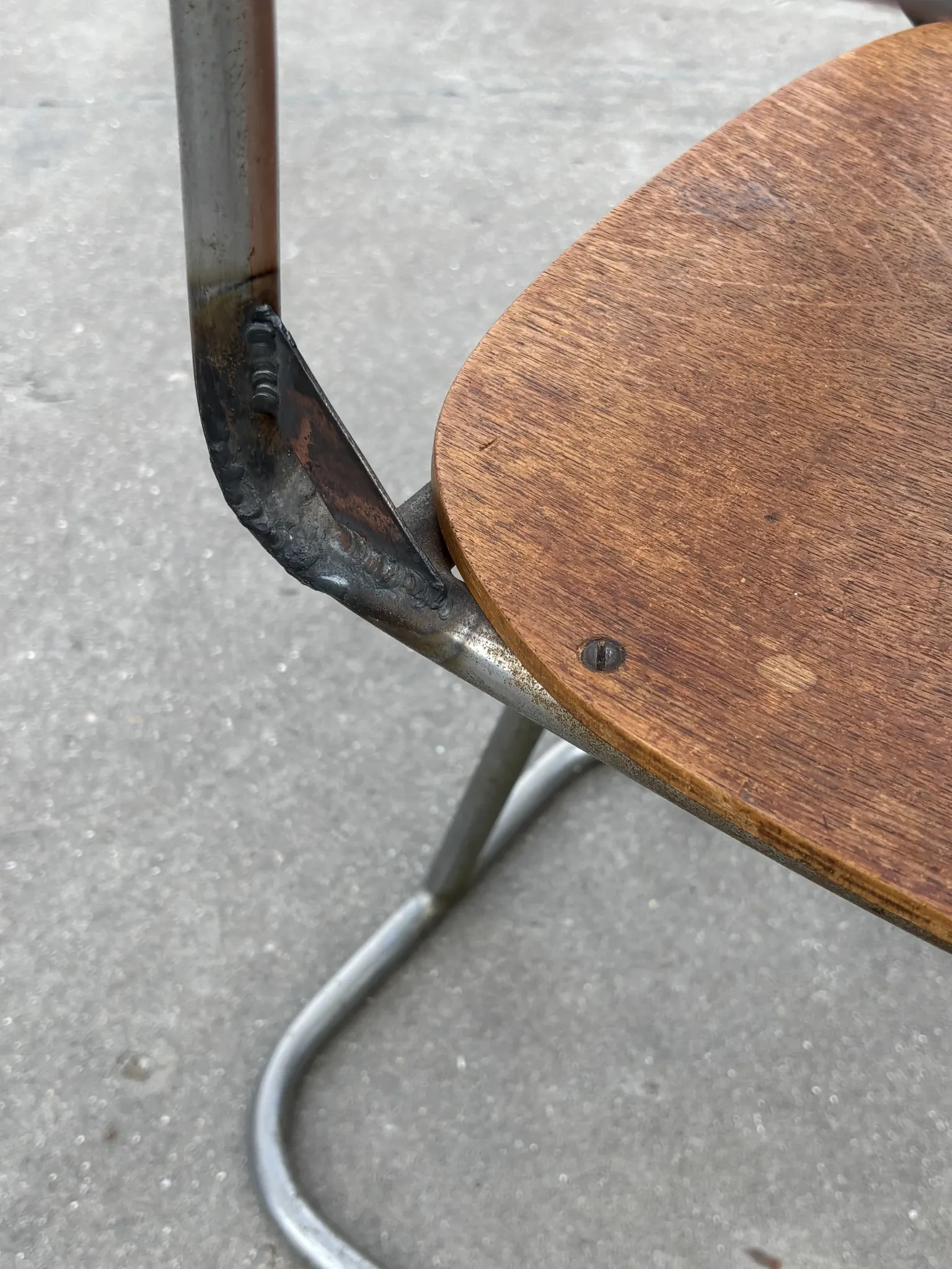 Vintage Plywood bauhaus style dining chair desk chair 50's Design