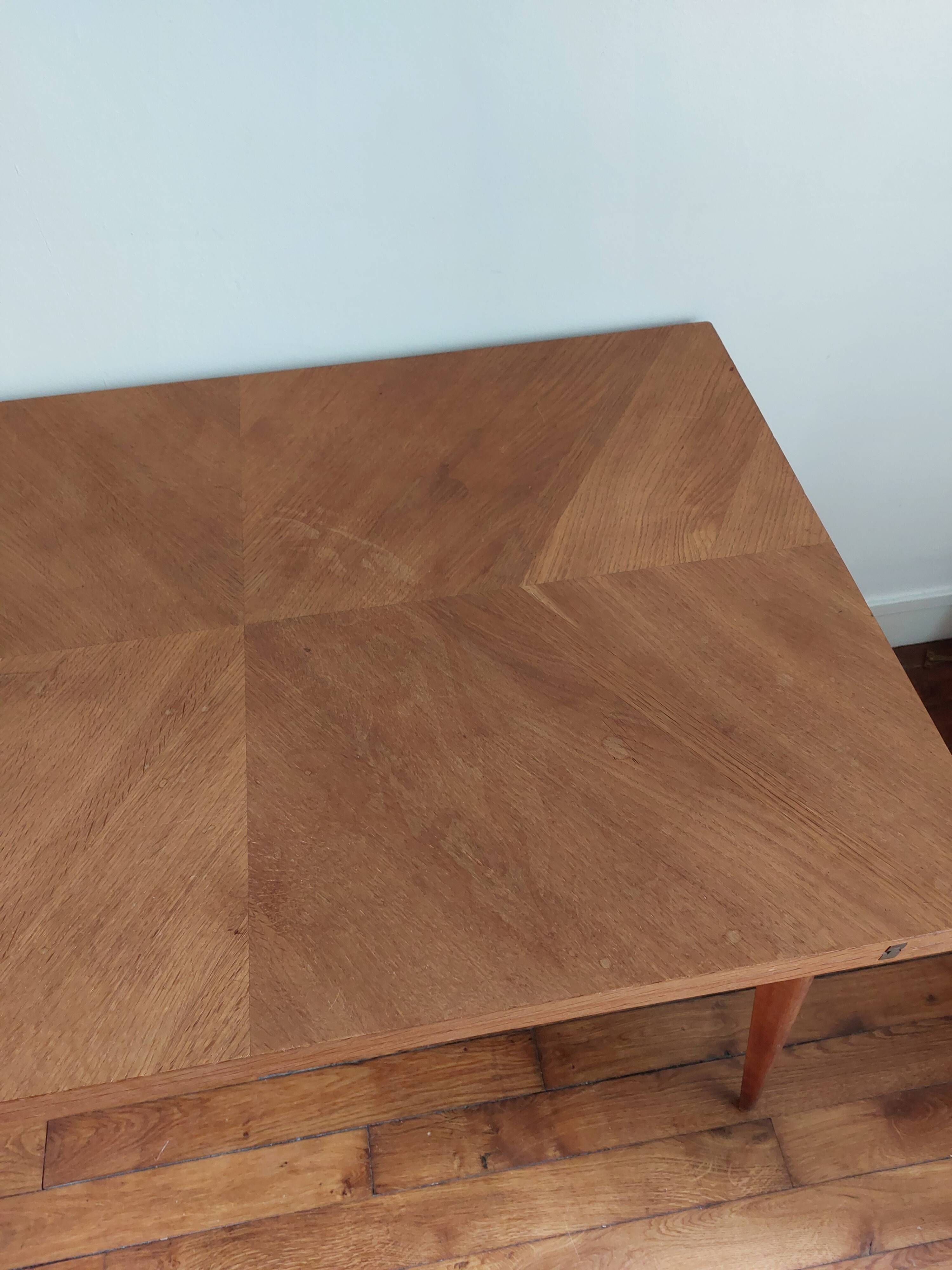 Coffee table feet compass