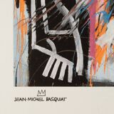 Jean-Michel Basquiat. Numbered colour silkscreen. 1990s.