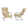 Set of 2 Cantilever Woven Lounge Chairs, 1980s