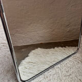 70s tubular chrome design mirror