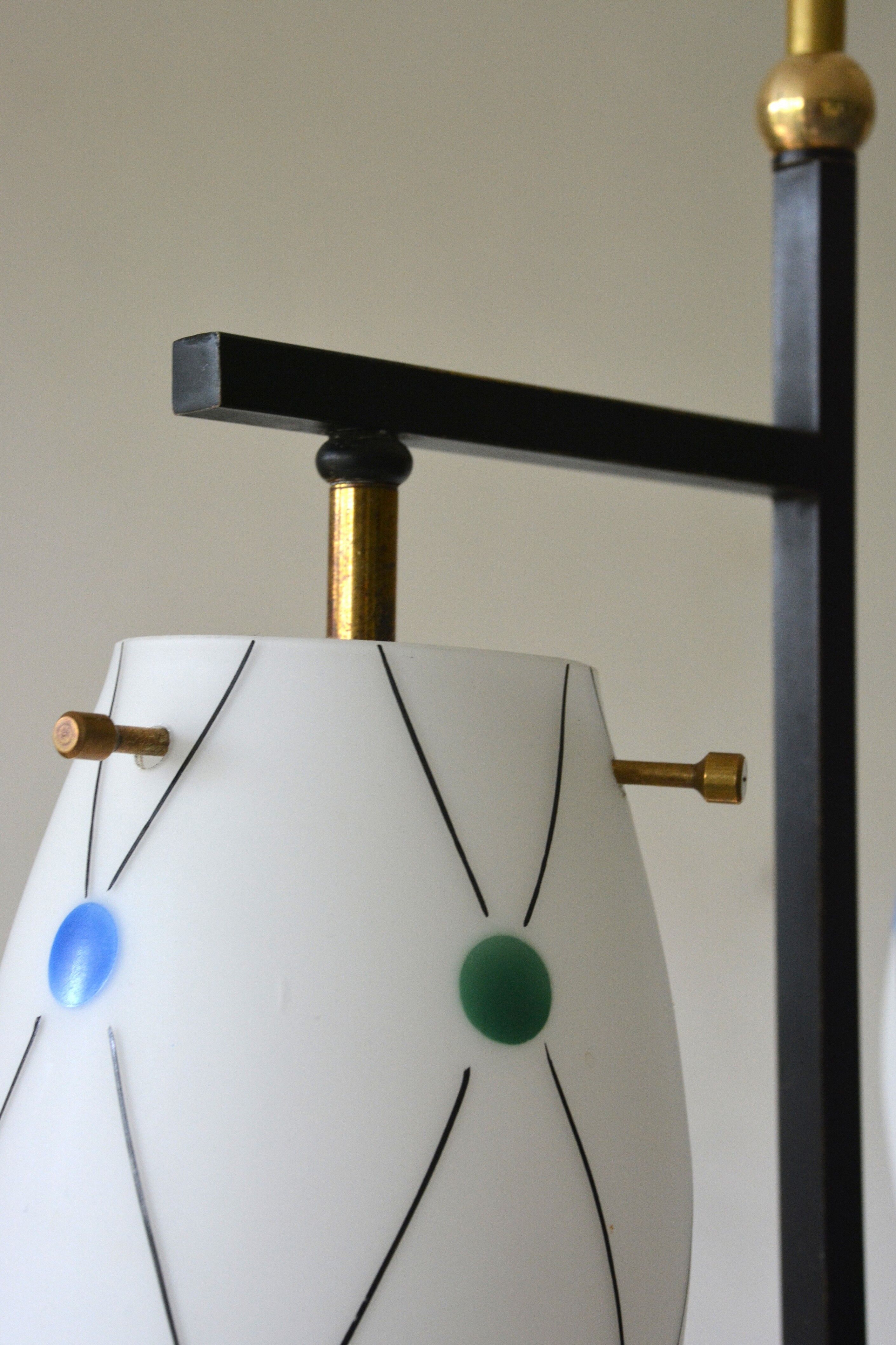 Stilux Milano chandelier 50s