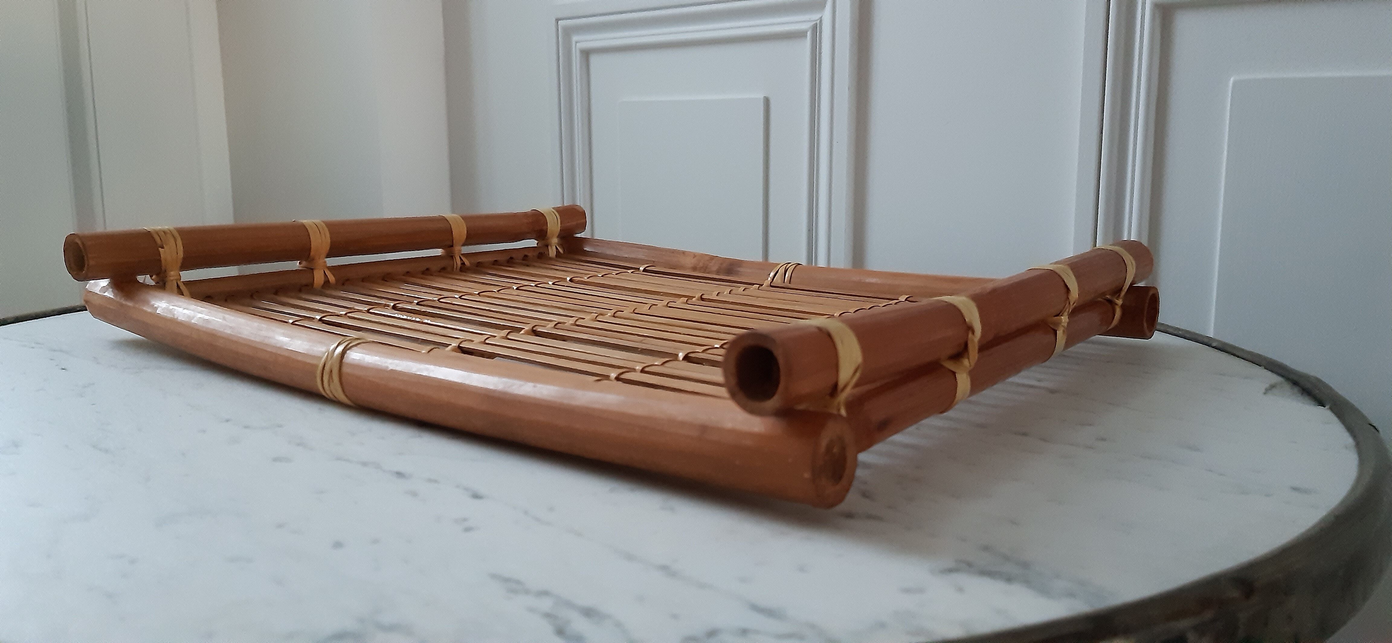 Vintage bamboo top 70s