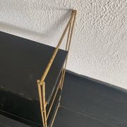 Etagère vintage 1960 String murale noir doré - 60 x 48 cm
