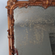Miroir xixe siècle encadrement bois sculpté 72x54 cm sb
