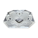 Vintage molded glass ashtray