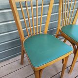 Pair of Baumann bistro chairs n°153