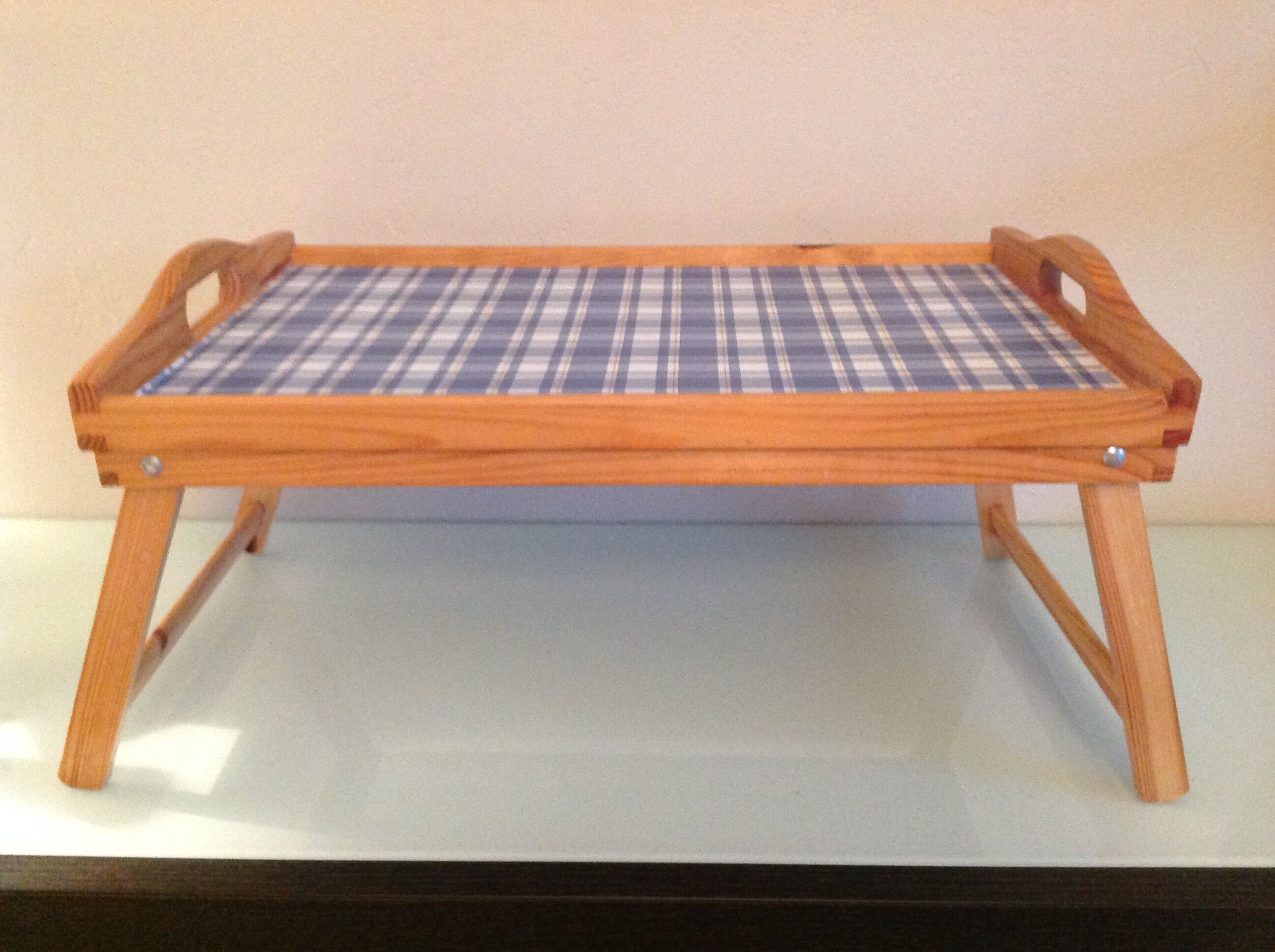 Pine breakfast tray / vintage 60s-70s