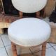 Beige boucle chair and oak wood NV GALLERY
