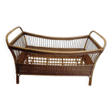 Vintage rattan children's bed