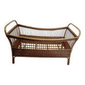 Vintage rattan children's bed