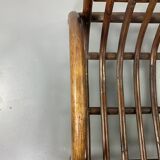 Rattan and bamboo armchair