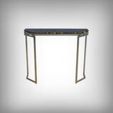 Smoked glass hexagonal console – 1970