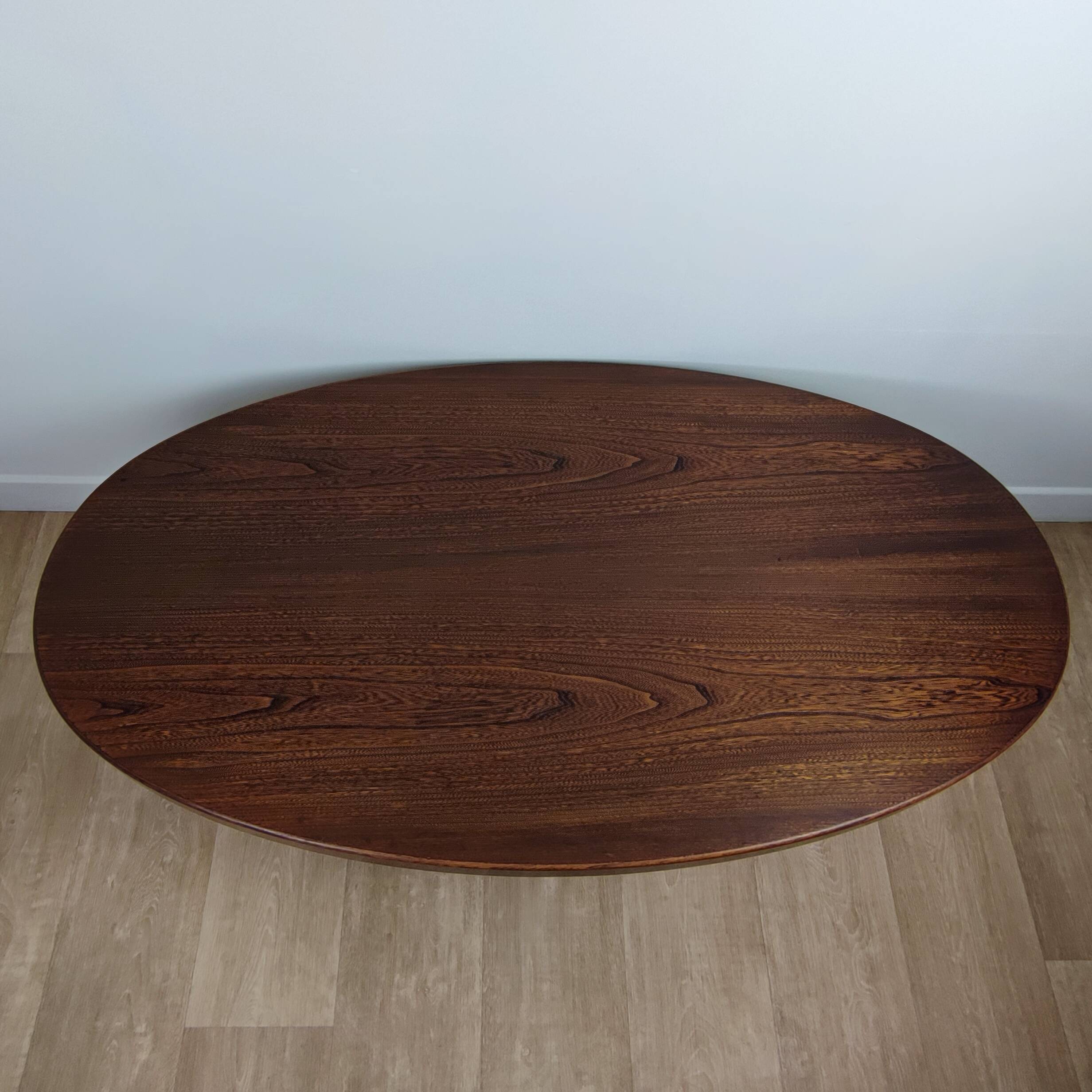 Vintage oval coffee table