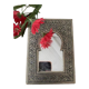 Oriental mirror silver metal