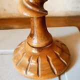 Wooden candle holder