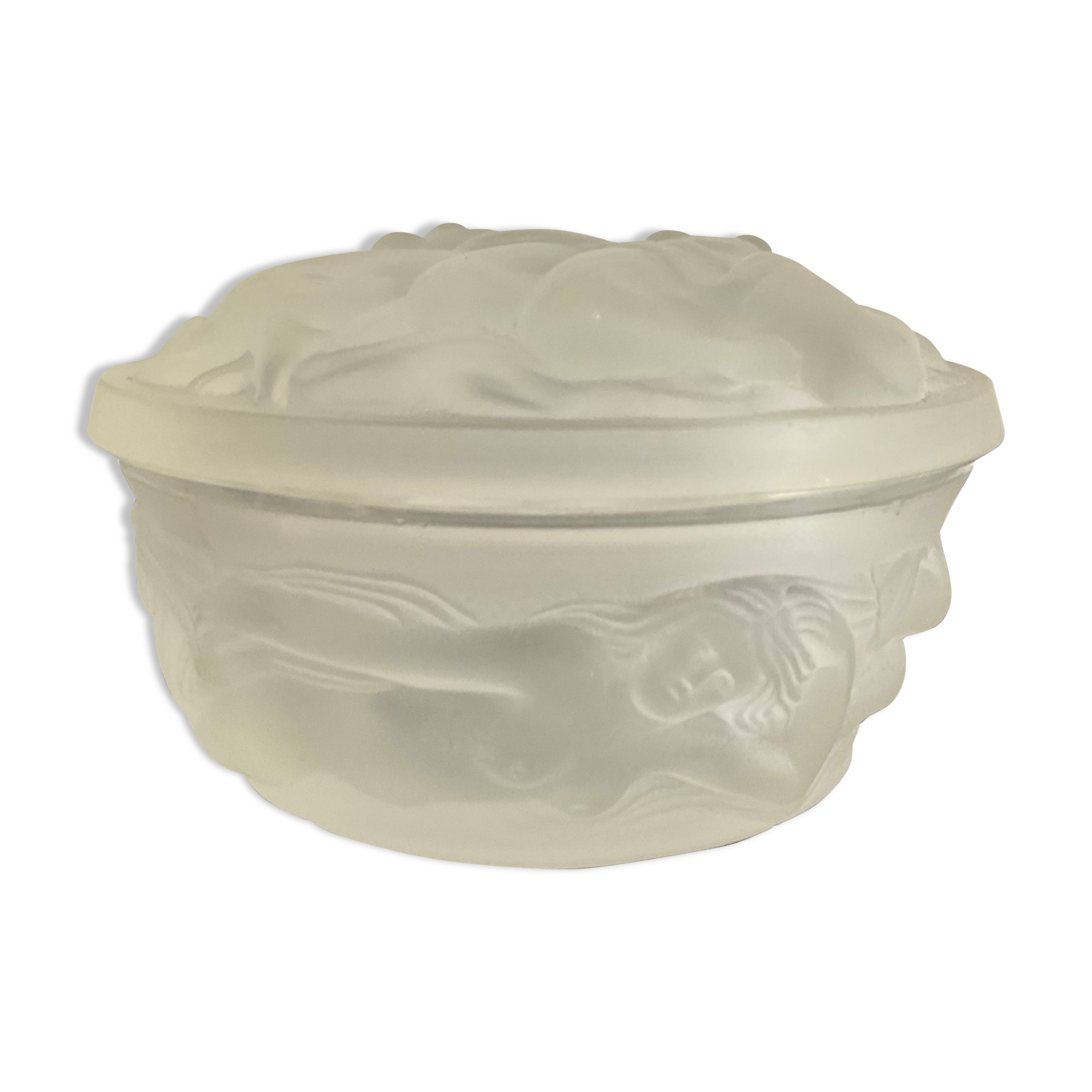 Empty molded glass pocket erotic decoration