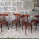 Chaises bistrot Luterma, set de 4