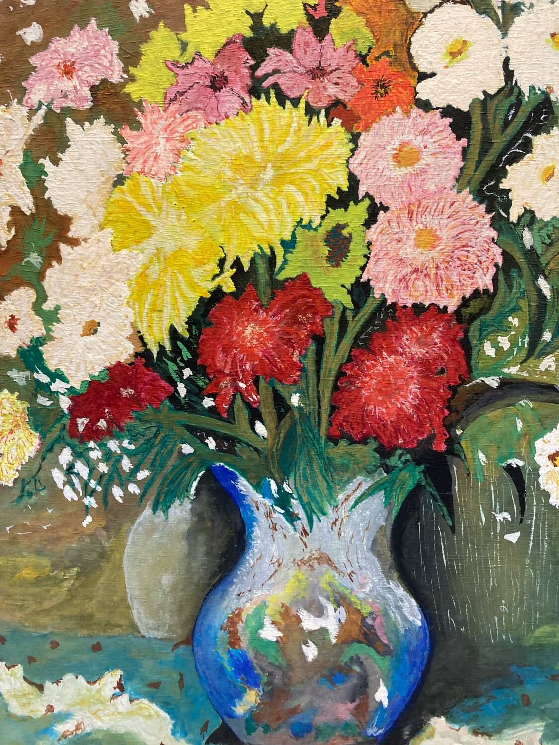 Flower bouquet painting