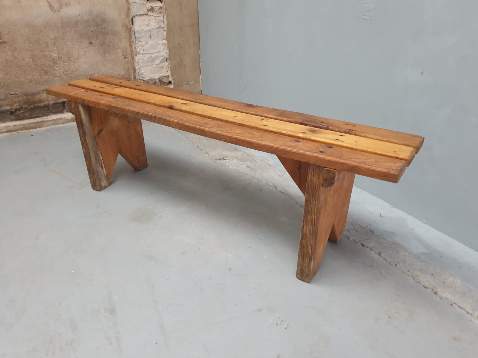 Antique wooden bench