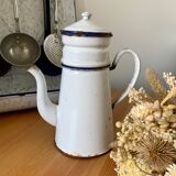 Old enamelled coffee maker