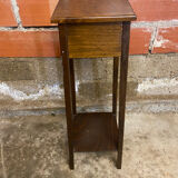 Vintage Wooden Stool #D458
