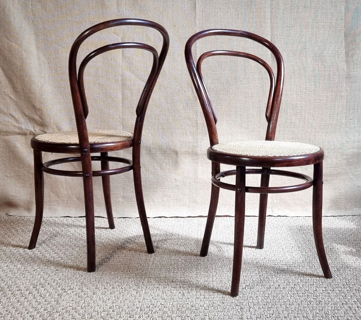 4 chairs bistrot N°14 late nineteenth / early twentieth