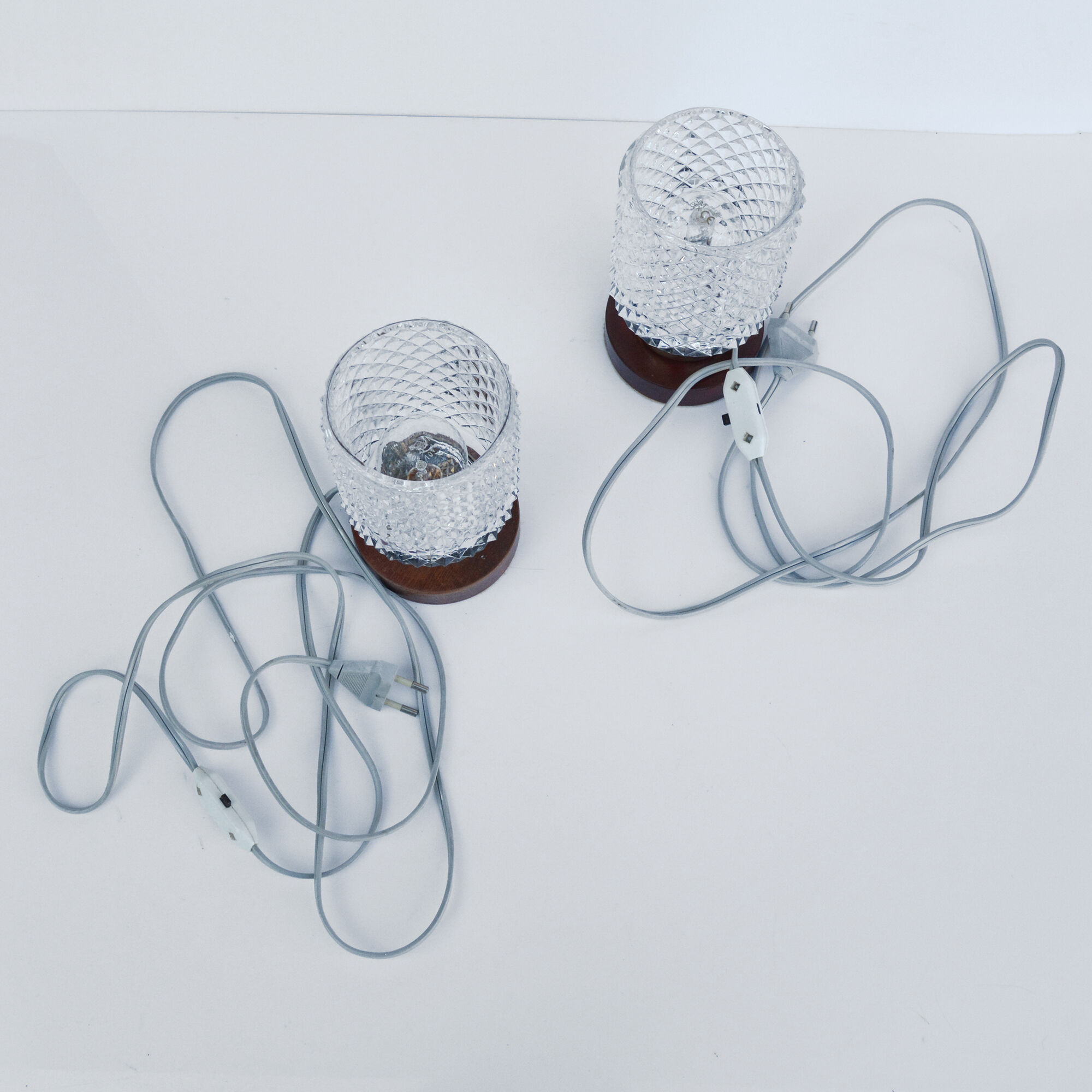 A pair of bedside lamps, brusel style, Pokrok Žilina, Czechoslovakia, 1960s