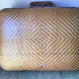 Vintage bamboo suitcase