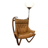 Fauteuil en cuir de Sigurd Ressel