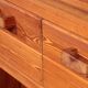 Scandinavian Brutalist pine cabinet by Hans Frydendal