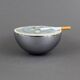 Puzzle ball ashtray design in vintage metal from the 70s
