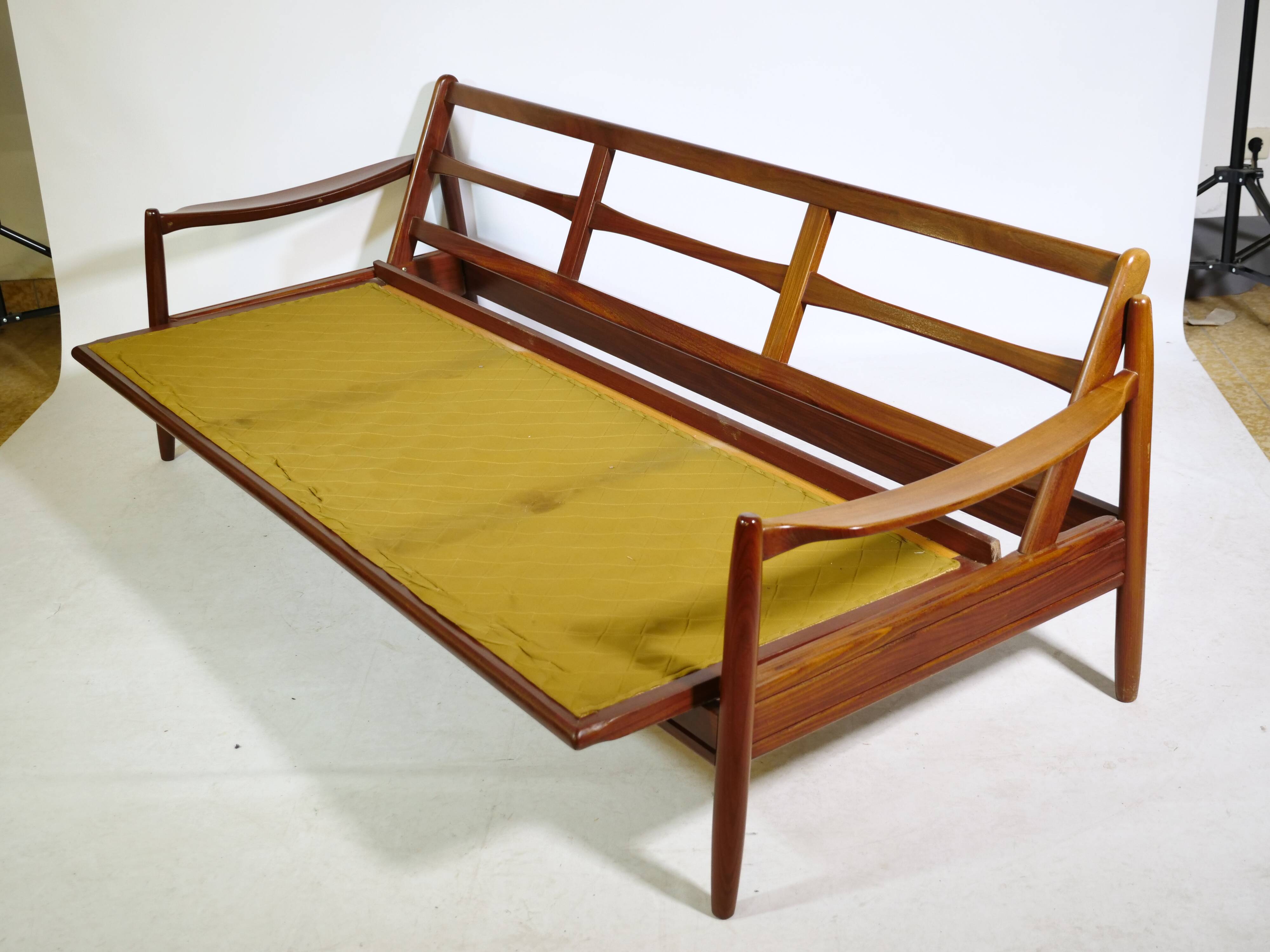 Mid-Century Teak Daybed Sofa from Denmark, 1960s Design