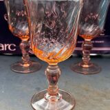 Set of 6 Luminarc Rosaline Stem Glasses - Stemglasses Model No. 5 (12