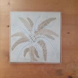Vintage cement tile trivet