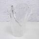 Folded glass vase 1970