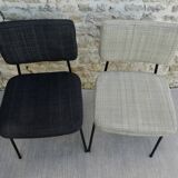 Pair of André Simard chairs for Airborne, 60s