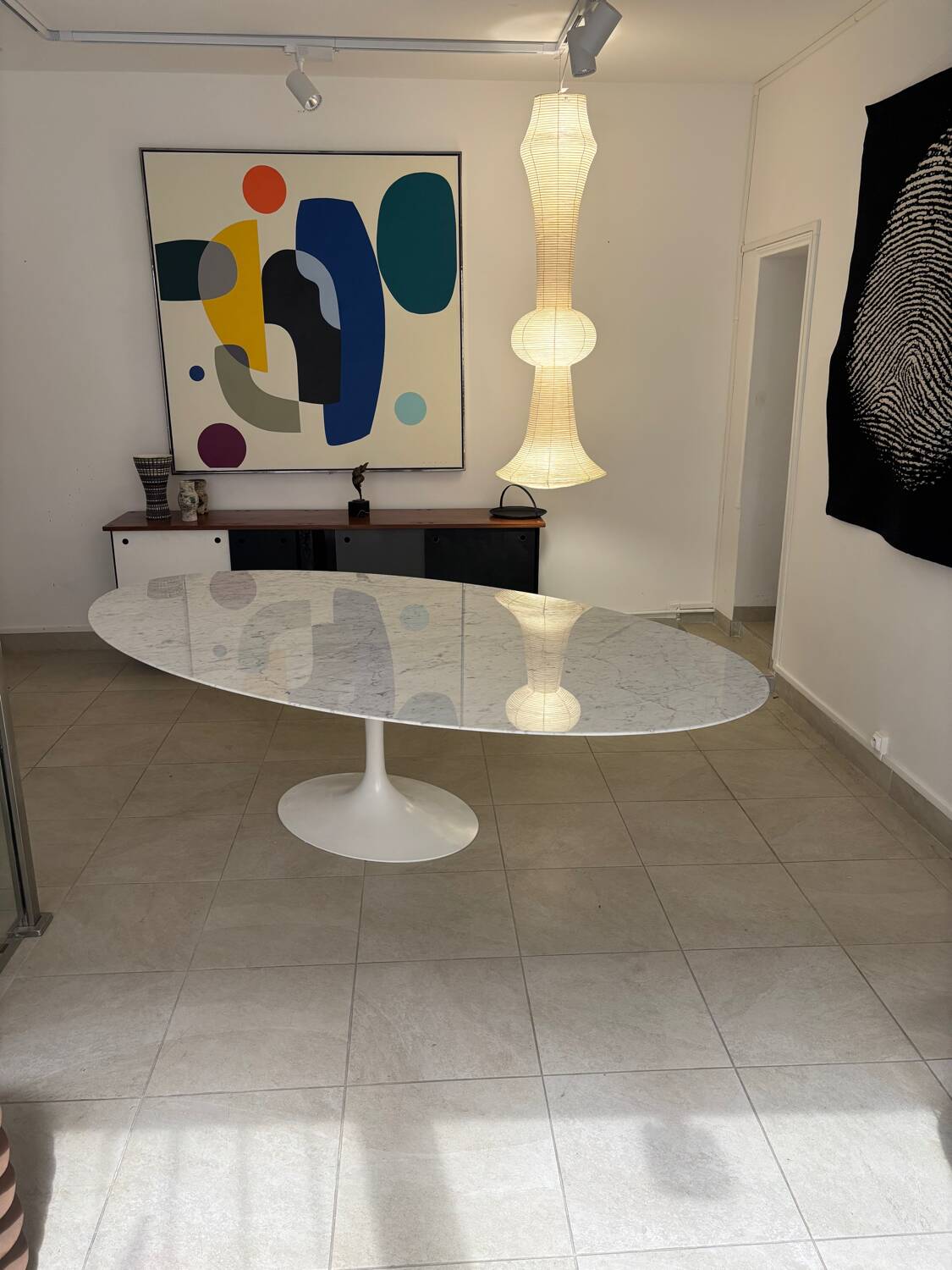 Knoll eero Saarinen table 244 cm in marble