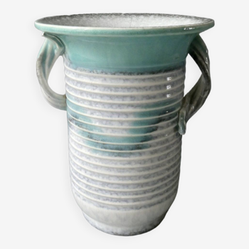 Glazed ceramic vase, 1930s, Art Deco