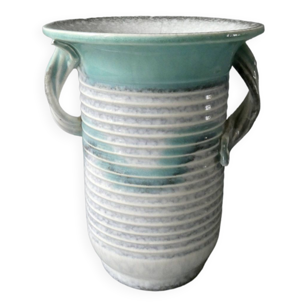Vase en céramique émaillée, années 30, Art Deco — Beyit