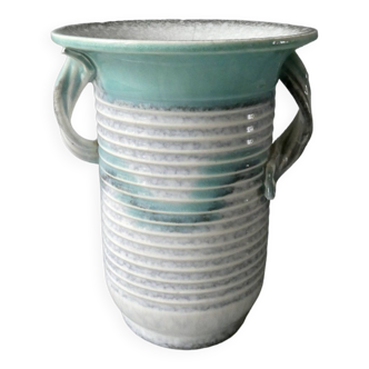 Glazed ceramic vase, 1930s, Art Deco