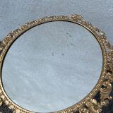 Golden mirror 21x50cm