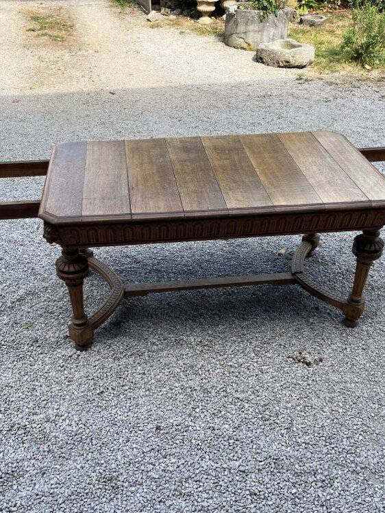 Table en chêne massif d’époque