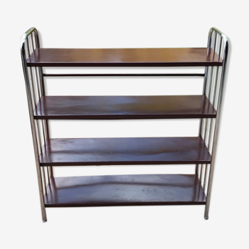 Bauhaus style metal book shelf, 1920