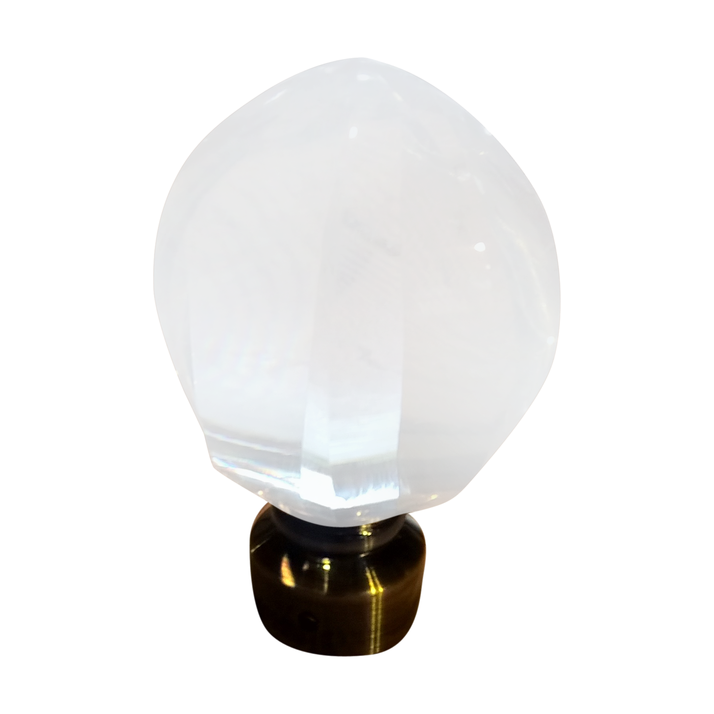Transparent glass ball