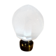 Transparent glass ball